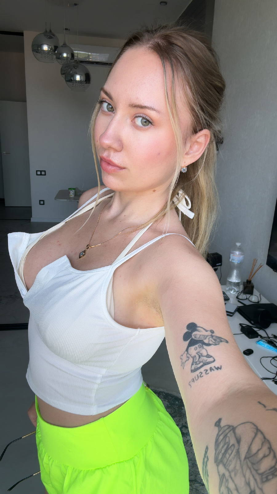 KateV in her underwear in Mysore